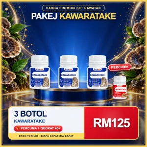 Set 3 Botol + Free 1 Qudrat 40+